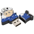 thumbnail image 1 of Disk Cartoon Creativo Plástico Flexible Portátil para Windows 98 / Me / 2000 / XP USB2.0Policía 16G, 1 of 5