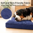 thumbnail image 5 of Exclusivo Mezcla Small Dog Bed with Removable and Washable Cover 30"x20", Orthopedic Pet Bed for Crates, Non-Slip Bottom and Waterproof Liner, Navy Blue, 5 of 10
