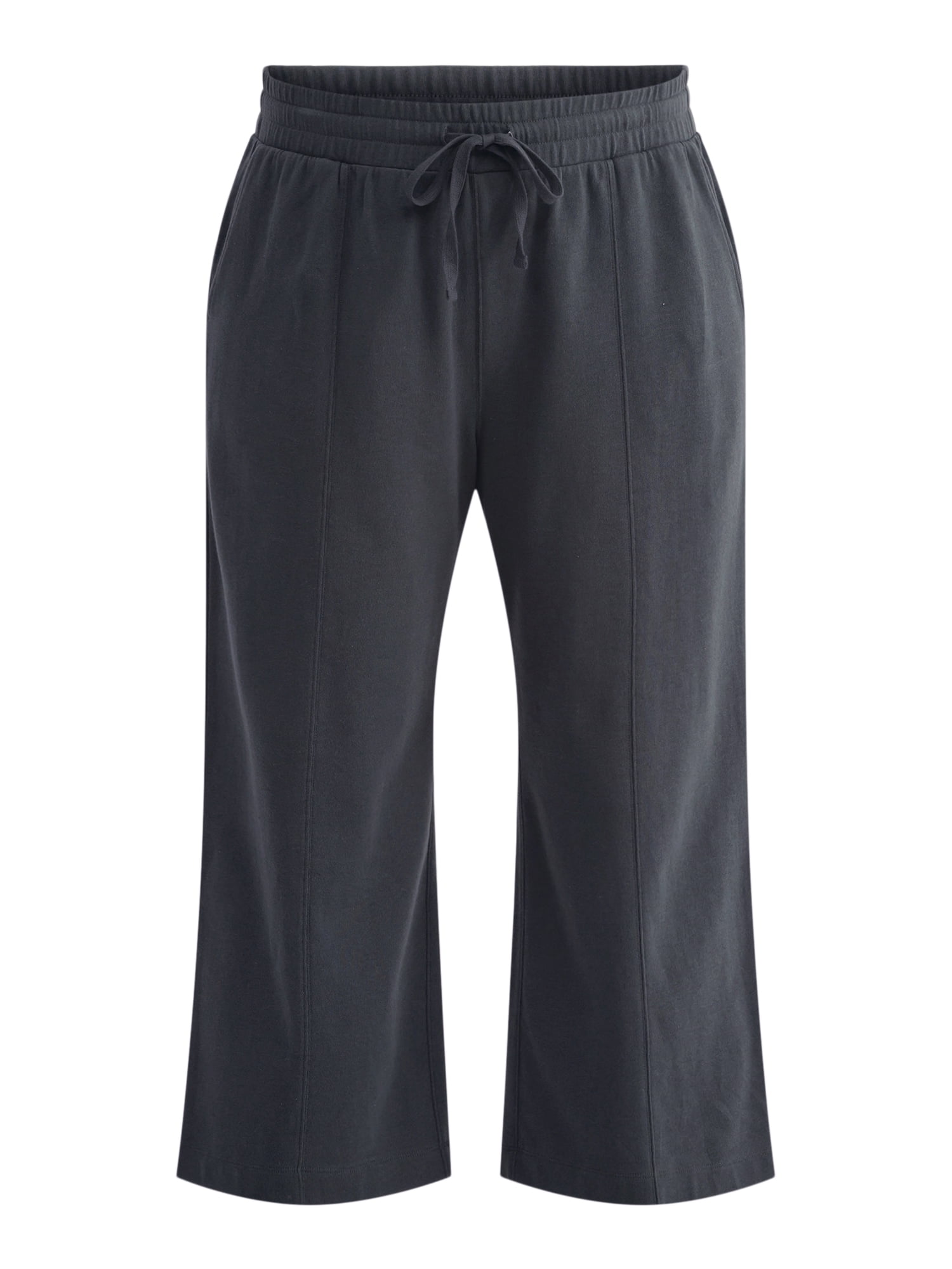 Terra & Sky Women’s Plus Size Cropped Knit Pant
