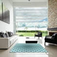 thumbnail image 6 of Ahgly Company Indoor Square Patterned Electric Blue Area Rugs, 8' Square, 6 of 6