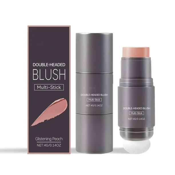 Hot6sl Ofertas y Liquidaciones Goma En Barra de Doble Punta, Fácil de Teñir, Natural, Tridimensional, Iluminador, Rubor Blanqueador de Baja Saturación