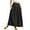 Black, variant on RUTAYY Women Pleated Flowy Long Skirts High Waist Maxi Skirt With Pocket Solid Color Flowy Swing Pleated Beach Skirts
