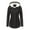 Black, variant on Womens Warm Coat Jacket Outwear Fur Lined Trench Winter Hooded Thick Overcoat