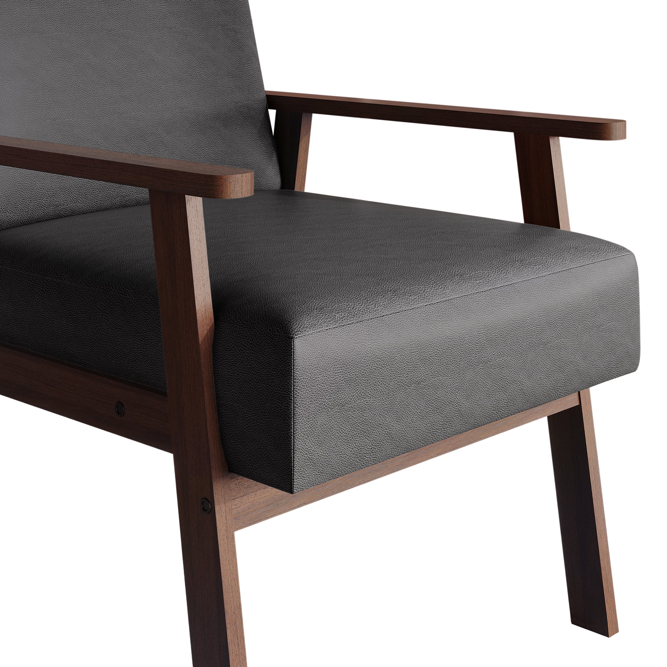 Castle Place Contemporary Accent Chair, Grey