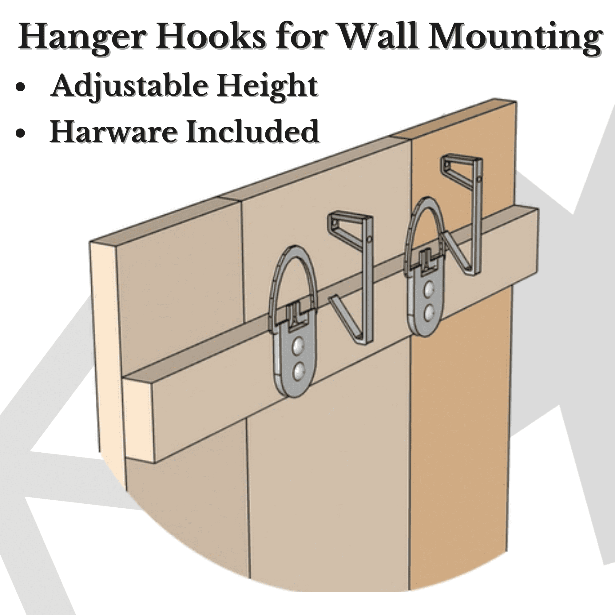Forest Path Mix Headboard Twin Size Stain, Hanger Style, Handcrafted. Mounts on Wall. Easy Installation.