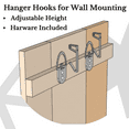 thumbnail image 6 of Forest Path Mix Headboard Full Size Stain, Hanger Style, Handcrafted. Mounts on Wall. Easy Installation., 6 of 10