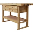 thumbnail image 7 of Olurrisa 60in Workbench with 4 Drawers Wooden Workbench for Garage Workshop and Home, 7 of 7