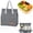 Dark Gray, variant on Lunch Bag, insulated Lunch Box for Women Men, Simple Small Lunch tote Reusable Lunch Box Containers Thermal Bento Cooler Bag for Work Office Picnic Or Travel (Pink)