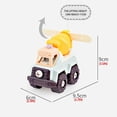 thumbnail image 4 of Vehículos de ingeniería y juguetes HUOGUO Dump para niños mayores de 3 años, 4 of 4