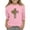 Z2 Pink, variant on Toddler Child Girls Tee Short Sleeved T Shirt Cartoon Independnet Day Flag Printed Pure Color Crewneck Casual Tops size 4-5T