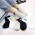 thumbnail image 5 of 5 Pairs Baby Toddler Socks French Fries Cotton Crew Socks for Boys Kids, 5 of 8