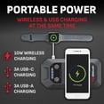thumbnail image 3 of Schumacher Electric 1250 Amp Lithium Car Battery Jump Starter and Power Pack/Jump Box, 10W Wireless Charging, USBA/USBC Fast Charging and Multi-Mode LED Flashlight, SL1673, 3 of 4