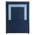 thumbnail image 2 of Box Base Cama Individual + Cabecera Bora Azul Marino Dicasa  Bless, 2 of 8
