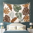 thumbnail image 6 of YFYANG Brown Floral Leaf Texture Tapestry, Bedroom Dormitory Living Room Decoration Tapestrys Wall Hanging , 80 x 60 in, 6 of 8