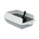 thumbnail image 2 of Caja de arena para gatos Suministros semi encerrados con litera suministros para mascotas Bandeja para mascotas Caja de arena de gato para viajes al, 2 of 8