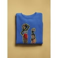 thumbnail image 2 of African Women With Dress Paint Sweatshirt Women -Image by Shutterstock, Female Large, 2 of 4
