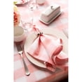 thumbnail image 3 of DII Pink Buffalo Check Tablecloth, 60x84", 100% Cotton, 3 of 7
