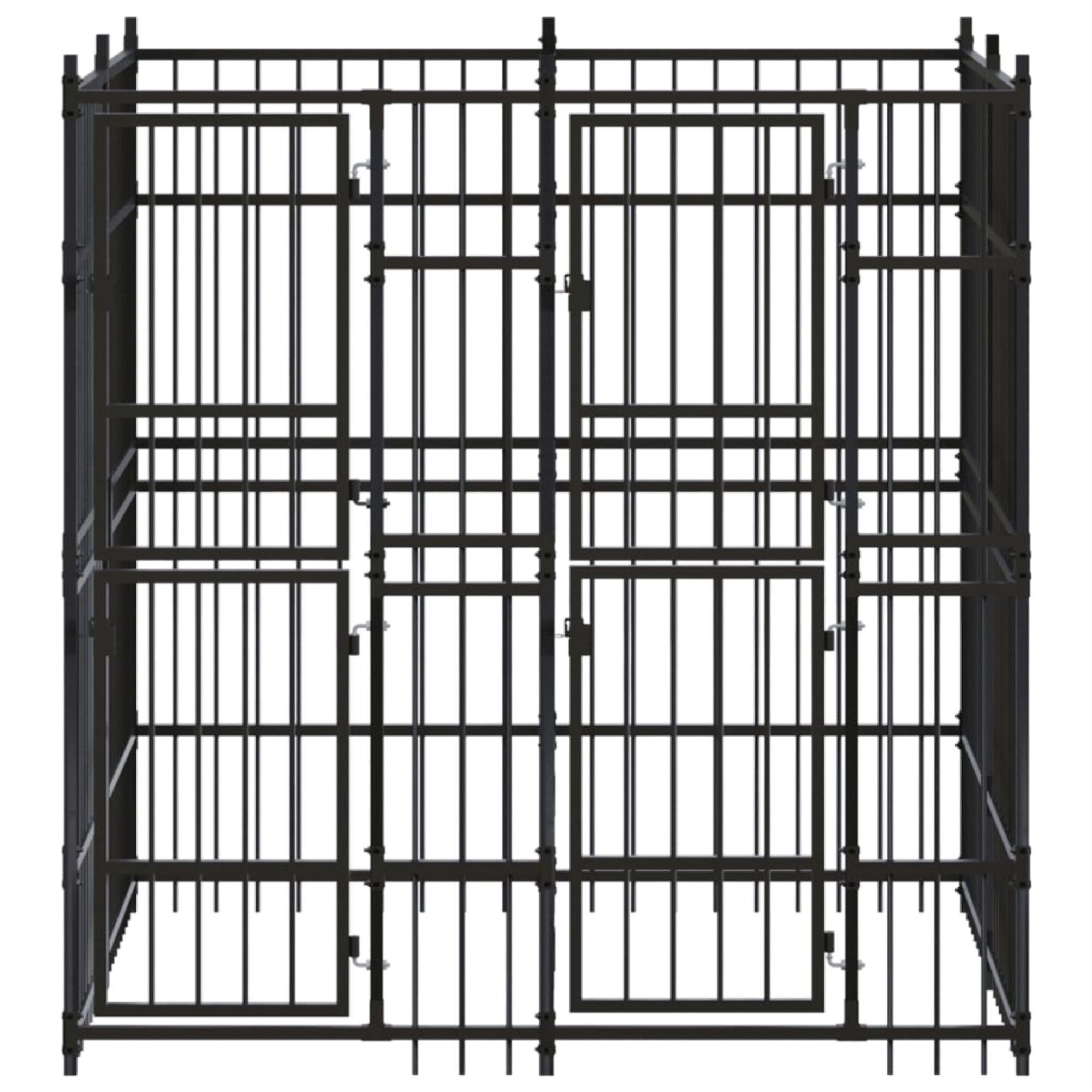 Casafoyer Outdoor Dog Kennel Steel 39.7 ft