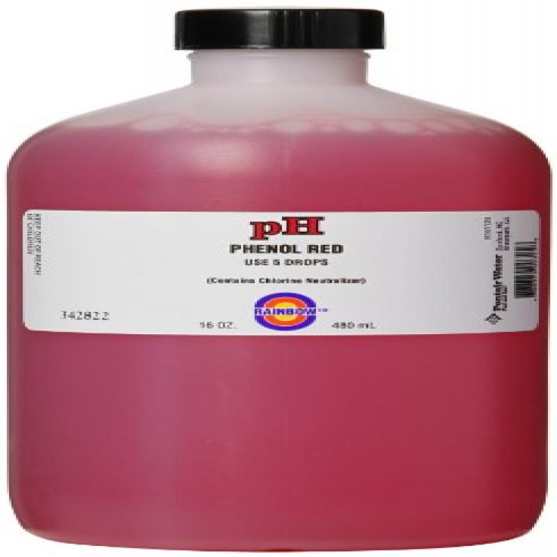 Pentair R161126 pH Solution Phenol Red with Chlorine Neutralizer, 16