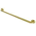 thumbnail image 4 of Kingston Brass DR414306 Manhattan 30" Grab Bar, 1-1/4" Diameter, Polished Nickel, 4 of 7