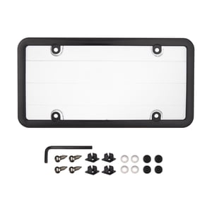 Auto Drive Anti-Theft License Plate Frame and Cover Kit