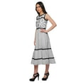 thumbnail image 2 of Moomaya Printed Cotton Long Dress For Womens Sleeveless Tiered Casual Summer Tunic, 2 of 6