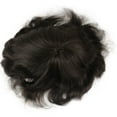 thumbnail image 6 of Men's Toupee 10x8inch European Human Hair Swiss Mono Lace Thin Skin Hairpiece Hair Replacement System for Men #3 Color, 6 of 7