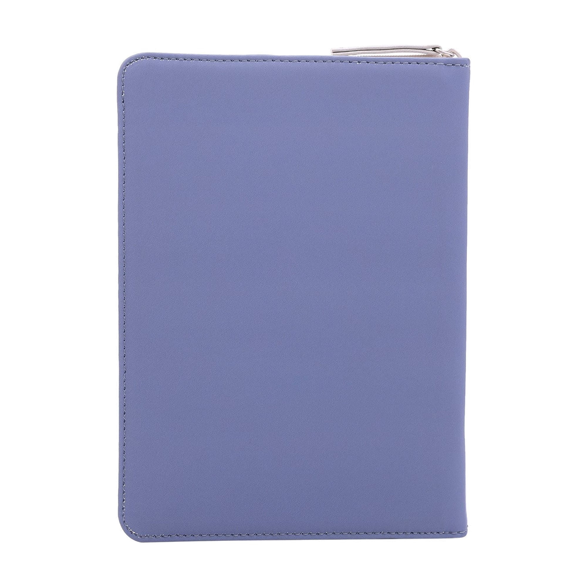 Zippered Faux Leather Journal: For the Lord is Good Psalm 100:5