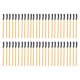 thumbnail image 1 of Ofertas Únicas 50 Pcs Cepillo de Pestañas de Silicona Ligera para Baño Tono Dorado Plástico Negro Silicona, 1 of 5