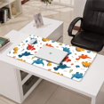 thumbnail image 3 of Long Mouse Pads for Desk,White Cartoon Dinosaurs Bones Pattern Desk Mats on Top Of Desks, Desk Mouse Pad Extra Large with 3mm Non-Slip Base and Stitched Edge for Gaming,Office,Work,Home 31.5"x15.7", 3 of 6