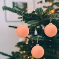 thumbnail image 3 of lulshou Christmas Ornaments 12 Pcs Velvet Christmas Balls Flocked Christmas Tree Ball Ornaments Plastic Balls Xmas Decorative Hanging Ornaments Christmas Tree Decoration 2.36 Inch, 3 of 5