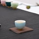 thumbnail image 3 of Taza de té de cerámica elegante y hermosa con borde dorado, juego de té de cerámica, regalo premium, 3 of 5