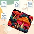 thumbnail image 3 of Mushroom Desk Pad Mousepad Gaming Mouse Pad, Square 8.3x9.8 Inch Non-Slip Rubber Bottom Printed, Suitable for Office and Gaming, 3 of 6