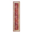 thumbnail image 3 of Unique Loom Aurelia Collection Area Rug - Trajan (2' 7" x 12' Runner Magenta/Ivory), 3 of 7