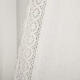 thumbnail image 4 of Rosalie Window Curtain Panels White Set 54X84, 4 of 6