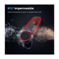 thumbnail image 4 of Audífonos Para Casco De Motos 2800mAh Bluetooth5.2 Impermeables Ipx7 negro rojo, 4 of 5