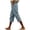Light Blue, variant on Kezqiaxn Capris Pants for Women Summer Lace Elastic Waist Loose Cropped Pants with Pockets Womens Capri Pants