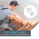 thumbnail image 3 of 100 piezas de clips para tiras de luz LED, clips de montaje de luz, clips de tiras de LED de plástico, 3 of 7