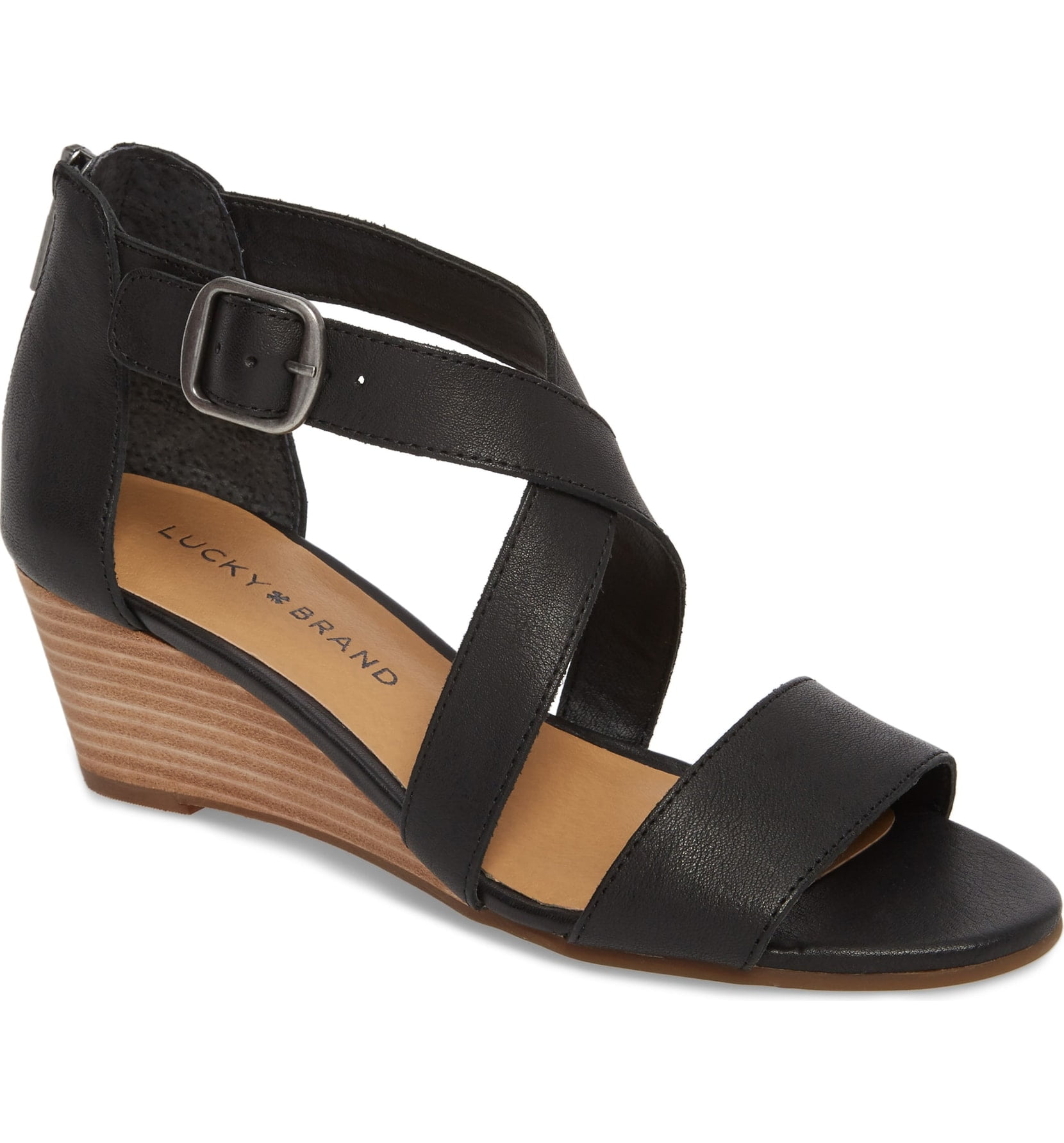 Lucky brand jestah wedge best sale sandal