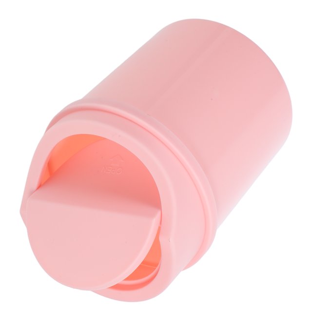 HEALEEP Pequeño De Basura Rosa Para Escritorio Con Tapa Para Almacenamiento Práctico De Desperdicios