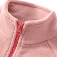 thumbnail image 6 of Placlothes Girls Pink Fleece 2-Piece Set (Jacket + Pants) - 4-14 Years, Sizes 110-170, Warm Cozy Fall Winter Outfit with Raglan Sleeve & Elastic Waist for Cold Weather,Size 7 T, 6 of 6