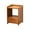 Coffee, variant on WEGFTDUOP Side Table Slim Wood Nightstand 2-Tier Bedside Shelf 15.75" Narrow End Table Small Space Storage Organizer Curved Top Open Cabinet for Bedroom Lamp Books Phone Easy Move 4.4lb