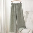 thumbnail image 2 of SROBPTY Womens Pajama Pants Solid Elastic Waist Sleepwear, 2 of 5