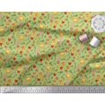thumbnail image 3 of Soimoi Poly Georgette Fabric Vegetable,Burger & Pizza Food Print Fabric by The Yard 52 Inch Wide, 3 of 3