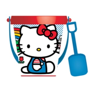 Hello Kitty Sand Cart Playset with Wheels, Includes 2 Molds, Rake