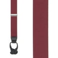 thumbnail image 2 of SuspenderStore Solid Color Y-Back Suspenders - 1.25-Inch Wide Elastic - Button - 3 Sizes, 2 of 4