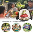 thumbnail image 6 of Binienty Frog Mushroom School Backpack Set for Girls Elementary School Bookbag For Boys With Lunch Box and Pencil Case 3 PCS Kids 17 Inch Book Bag Middle School Supplies, 6 of 7