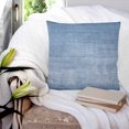 thumbnail image 3 of Pillow Covers 20x20 Set of 2, Vintage Blue Square Throw Pillow Covers for Couch/Sofa/Living Room, Modern Abstract Retro Art Decorative Soft Pillowcases for Couch Throw Pillows with Hidden Zipper, 3 of 7