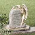 thumbnail image 4 of Fox Valley Traders Pierre de Jardin Ange Mémoire Amoureuse, Statue Commémorative en Résine 8 12” Grand x 11” Haut, 4 of 4