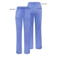 thumbnail image 1 of Adar Pro Sarraus pour Femmes - Pantalon de Sarrau Yoga à Jambe Étroite - P4100T - Étain - 3X, 1 of 7